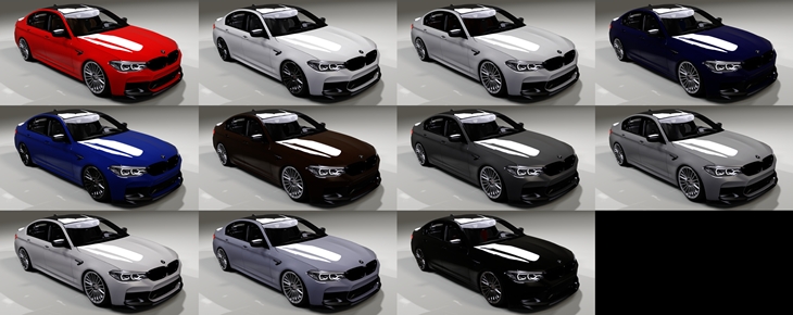 Assetto Corsa BMW M5 F90 ZED Edition Color Variants 02