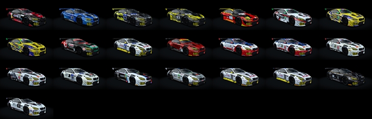 Assetto Corsa BMW M6 GT3 Color Variants 03