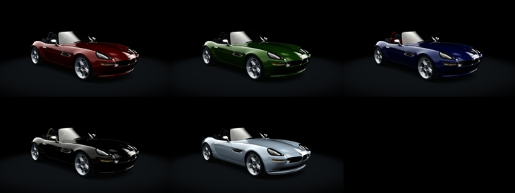 Assetto Corsa BMW Z8 E52 Color Variants 02