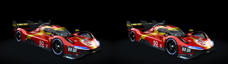 Assetto Corsa Ferrari 499P LMH 2023 Color Variants 02