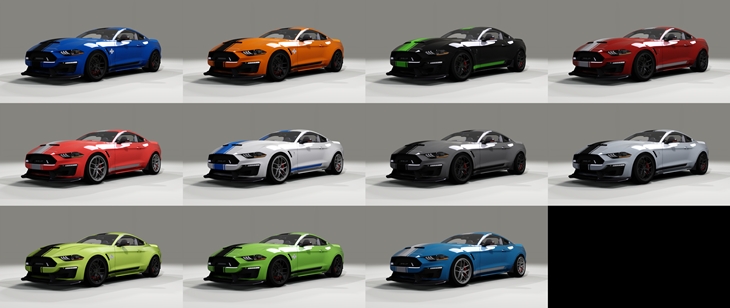 Assetto Corsa Ford Shelby Super Snake 2019 Color Variants 02