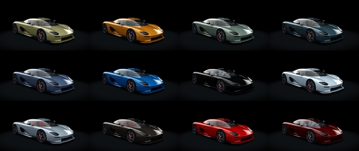 Assetto Corsa Koenigsegg CC850 Color Variants 02