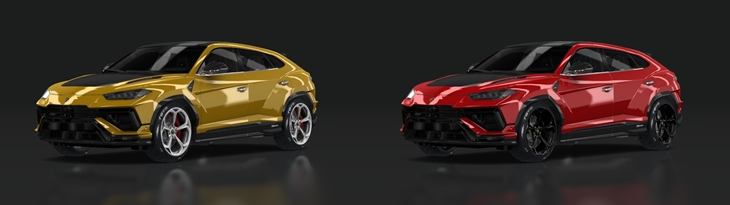 Assetto Corsa Lamborghini Urus Perfomante 2023 Color Variants 02