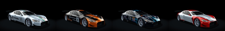 Assetto Corsa Maserati GranTurismo S GT3 Color Variants 02