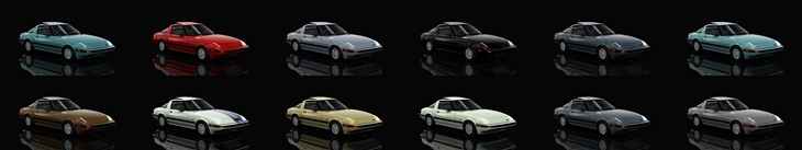 Assetto Corsa Mazda RX7 FB Color Variants 02