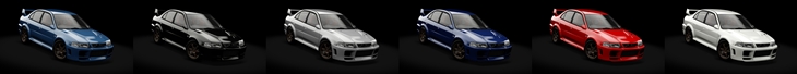 Assetto Corsa Mitsubishi Lancer Evolution V Wangan Spec Color Variants 02