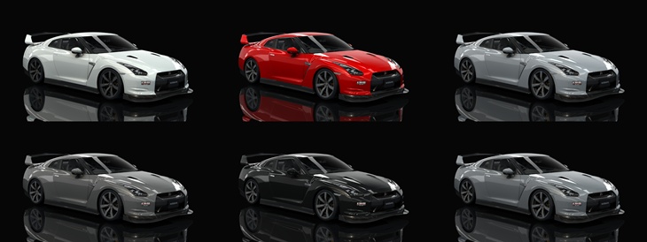 Assetto Corsa Nissan GT-R Amuse R35 Color Variants 02