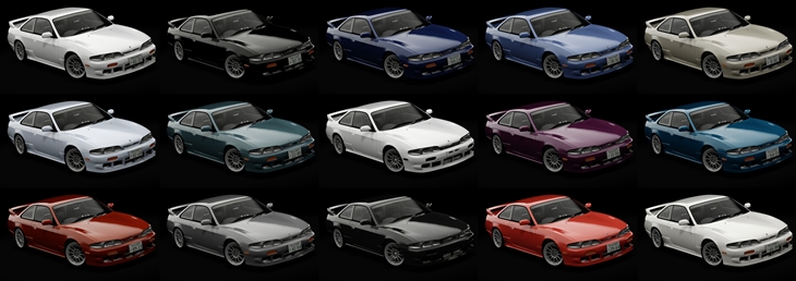 Assetto Corsa Nissan Silvia S14 Navan Color Variants 02