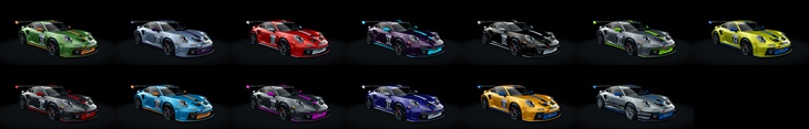 Assetto Corsa Porsche 911 GT3 Cup Color Variants 02