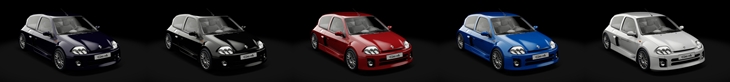 Assetto Corsa Renault Clio V6 Sport Phase I Color Variants 02