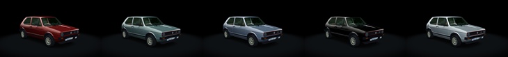 Assetto Corsa Volkswagen Golf GTI MK1 Color Variants 02