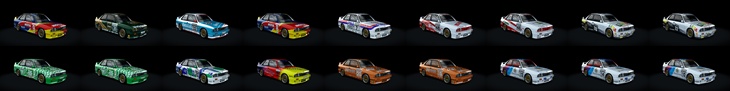 Assetto Corsa WTCC 1987 BMW M3 E30 Color Variants 02