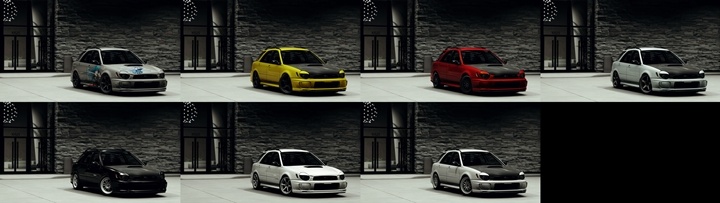 Assetto Corsa Subaru Impreza WRX Wagon Color Variants 02