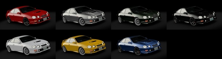 Assetto Corsa Toyota Celica ST205 Tuned Color Variants 02