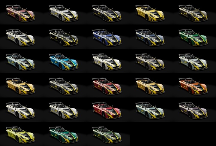 Assetto Corsa Lotus 2-Eleven 2009 Color Variants 02