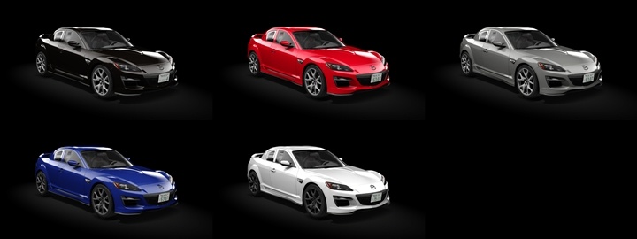 Assetto Corsa Mazda RX-8 Spirit R 2012 Color Variants 02