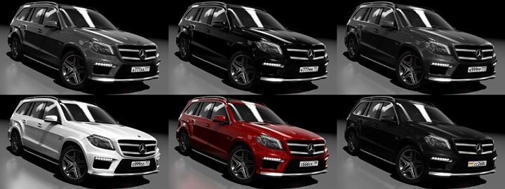 Assetto Corsa Mercedes-Benz GL63 X166 Color Variants 02