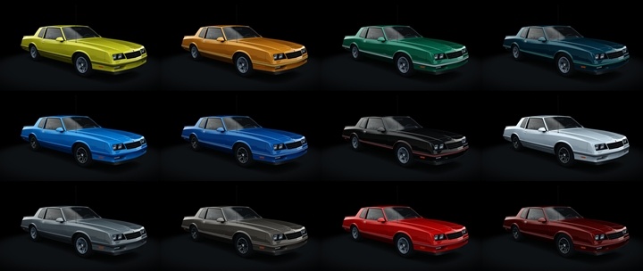Assetto Corsa Chevrolet Monte Carlo Color Variants 02