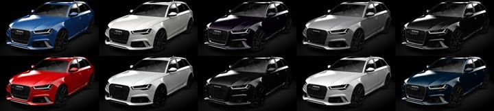 Assetto Corsa Audi RS6 Avant Performance (C7) 16 Color Variants 02