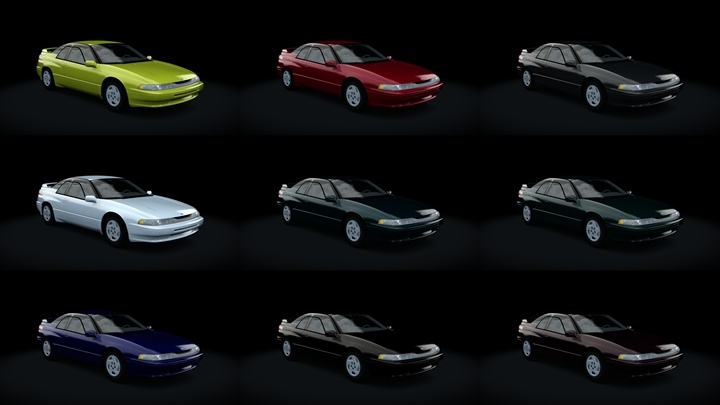 Assetto Corsa Subaru Alcyone SVX 96 Color Variants 02