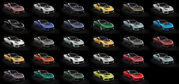 Assetto Corsa Lotus Evora GT430 2018 Color Variants 03