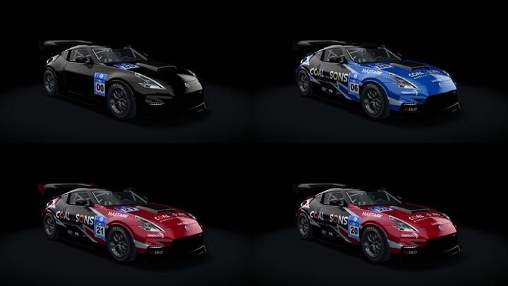 Assetto Corsa Nissan 370Z GT GT3 Color Variants 02
