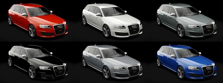 Assetto Corsa Audi RS6 Avant 2007 Color Variants 02