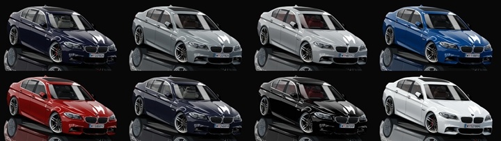 Assetto Corsa BMW F10 530i 2016 Color Variants 02