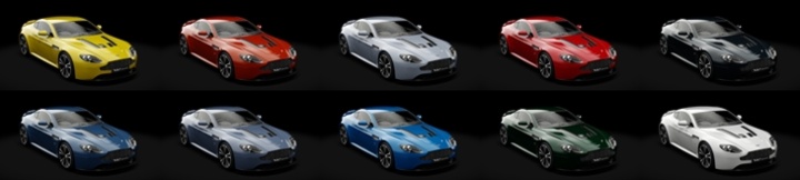 Assetto Corsa Aston Martin V12 Vantage 2010 Color Variants 02