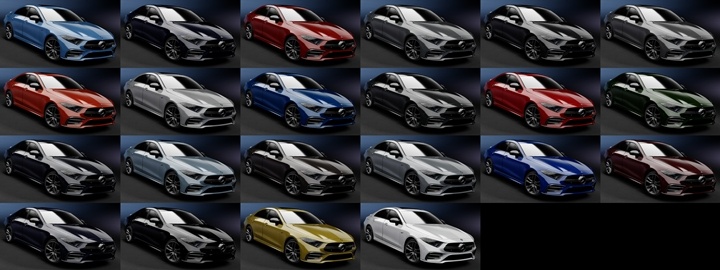 Assetto Corsa Mercedes-Benz CLS 53 AMG Color Variants 03