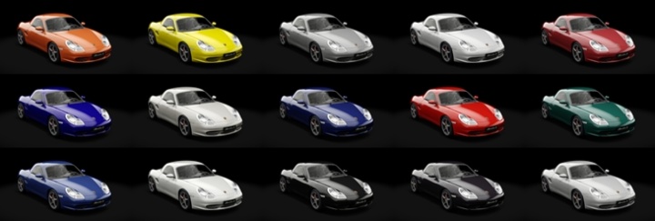 Assetto Corsa Porsche Boxster 2003 Color Variants 02