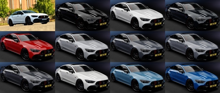 Assetto Corsa Mercedes-Benz Brabus GT Rocket 900 Color Variants 02