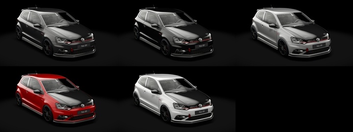 Assetto Corsa Volkswagen Polo GTI 2014 Color Variants 02