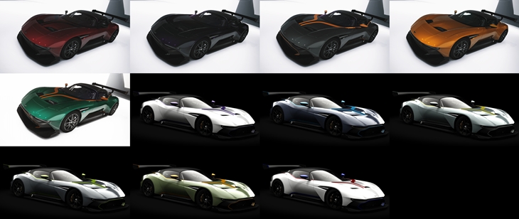 Assetto Corsa Aston Martin Vulcan Color Variants 02
