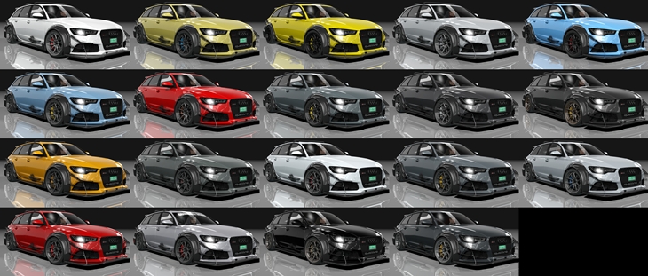 Assetto Corsa Audi RS6 DTM S2 Color Variants 02