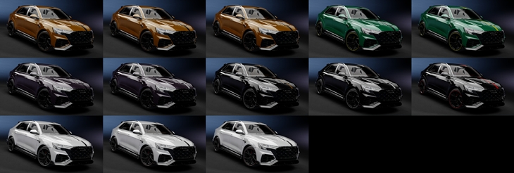 Assetto Corsa Audi RSQ8 Mansory Color Variants 02