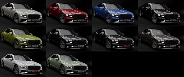 Assetto Corsa Bentley Flying Spur Color Variants 02