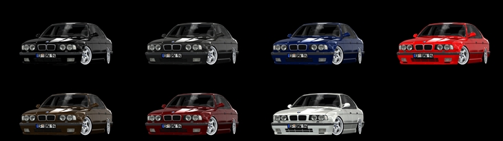 Assetto Corsa BMW M5 E34 Color Variants 02
