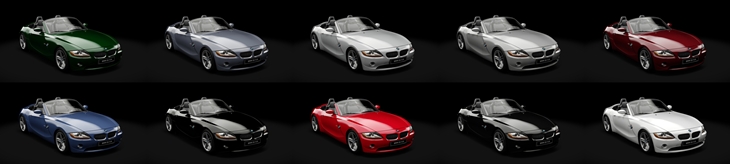 Assetto Corsa BMW Z4 Convertible 3.0i 2003 Color Variants 02