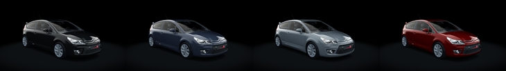 Assetto Corsa Citroen C4 VTS THP 150 2009 Color Variants 02