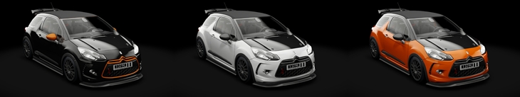 Assetto Corsa Citroen DS 3 Racing 2011 Color Variants 02