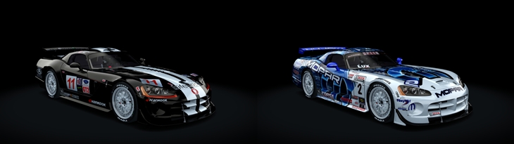 Assetto Corsa Dodge Viper GT2 Competition Coupe 2008 Color Variants 02
