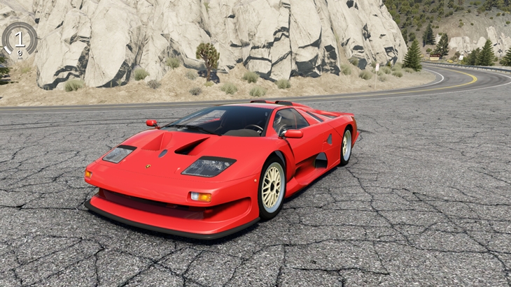 Assetto Corsa Lamborghini Diablo GT1 Stradale Mod 02