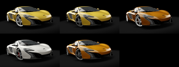 Assetto Corsa McLaren 625C Coupe Color Variants 02