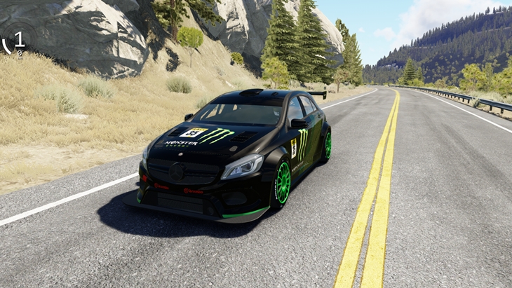 Assetto Corsa Mercedes-Benz A45 AMG WRC Mod 01