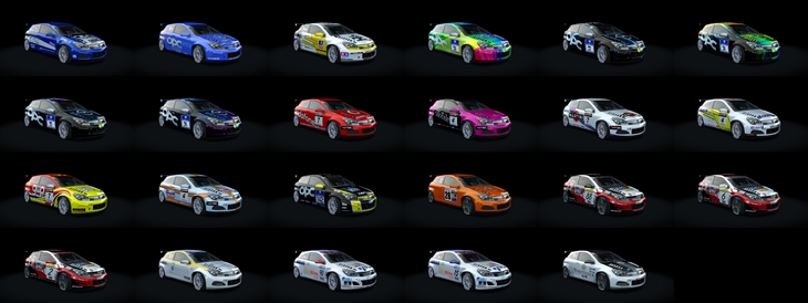 Assetto Corsa Opel Astra STCC Color Variants 03