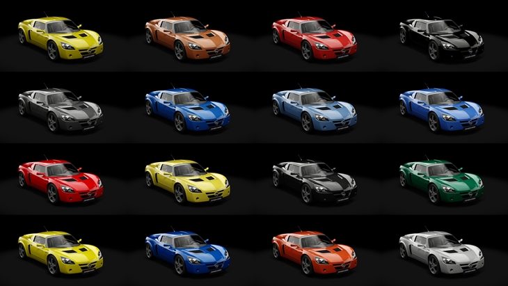 Assetto Corsa Opel Speedster Turbo 2004 Color Variants 02