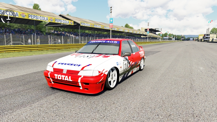Assetto Corsa Peugeot 405 Mi16 BTCC 1992 Mod 01