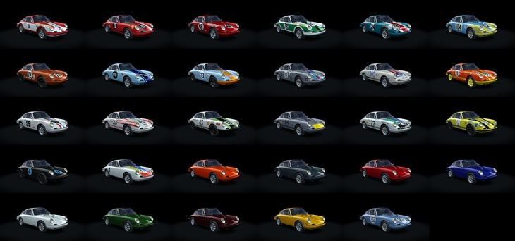 Assetto Corsa Porsche 912 Safari Color Variants 03