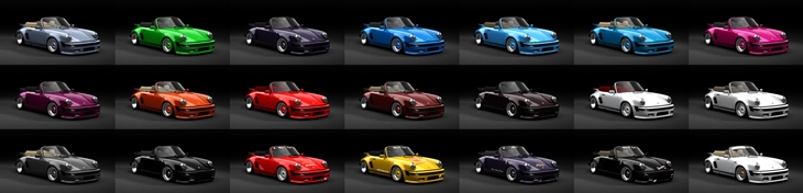 Assetto Corsa Porsche 930 Convertible Color Variants 03